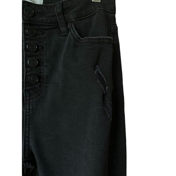 KanCan Women's Distressed Black Skinny Jeans Size 5/26 - Picture 8 of 10